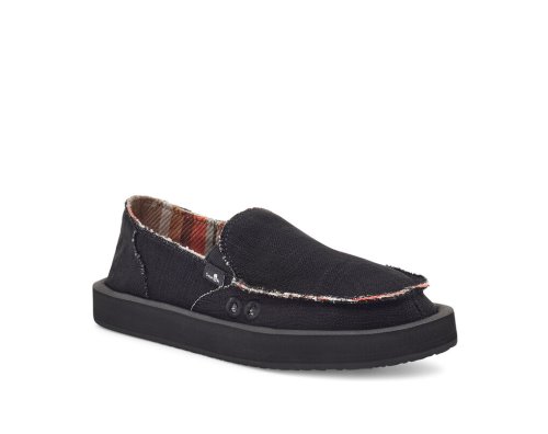 Chaussures Sanuk Donna ST Hemp Femme - Noir XNIABF503
